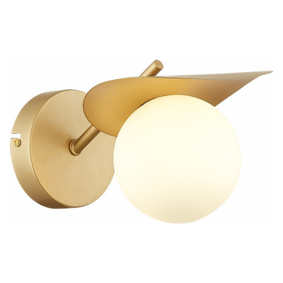 Evoluce SLE220501-01 Светильник настенный Золотистый/Белый G9 1*5W