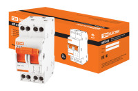 Модульный переключатель трехпозиционный МП-63 2P 25А TDM Electric, SQ0224-0014