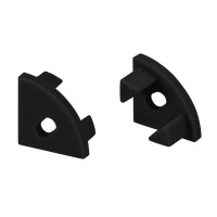 Заглушка SL-KANT-H11 BLACK c отверстием (Arlight, Пластик), 044090