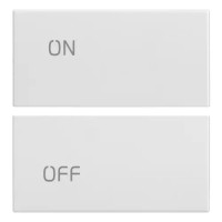 Vimar Две клавиши 2М для автоматизации, ON/OFF, белые, 20752.1.B