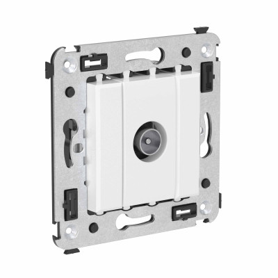 4400523 - ДКС Розетка TV оконечная в стену, "Avanti", "Белое облако"