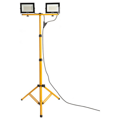 Прожектор на штативе , 2*70W 6400К 220V черный IP65  , LL-504, Feron 41544