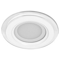 Светильник встраиваемый светодиодный 12W, 960Lm, 4000K, белый, AL2110 с драйвером в комплекте, Feron 27851