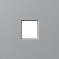 Donel A07 матовый серый накладка 1-я для розеток RJ45,TV,SAT , серия DB, DE85940