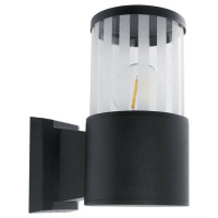 Светильник садово-парковый, 230V E27, DH0901, черный (на стену вверх), Feron 11655