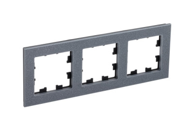 AtlasDesign Nature Рамка 3-постовая, мрамор айс грей