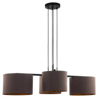 390093 Подвесной потолочный светильник (люстра) HONDURAS, 4x40W, E27, L1320, B730, H1500, сталь, чер