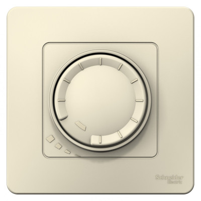 BLANCA С/У СВЕТОРЕГУЛЯТОР (диммер) поворотно-нажим. универсальный 400ВТ,МОЛОЧНЫЙ