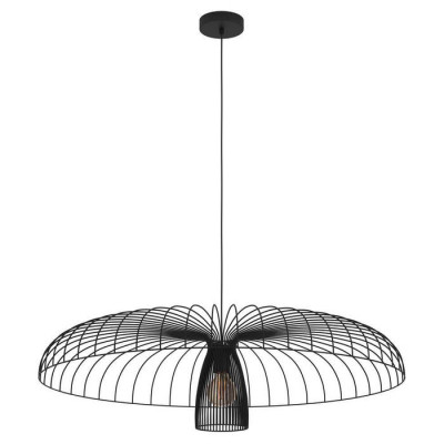 390217 Подвесной светильник (люстра) CHAMPERICO, 1X60W (E27), ?985, сталь, черный