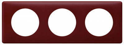 Celiane. Рамка 3-постовая. Цвет  "Перкаль бордо"