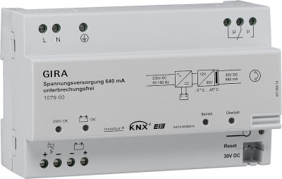 107900 Gira Блок питания 640 мА без отключения