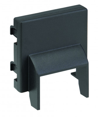 Simon SConnect Плата для ввода кабель-канала 20х20мм к Офиблок Плюс, 45х45мм, графит, K21-14