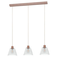 43632 Подвесной потолочный светильник (люстра) COPLEY, 3Х40W, E27, L900, B200, H1100, сталь/алюминий