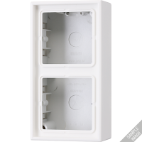 коробка для накладного монтажа с рамкой LS, LS582AW