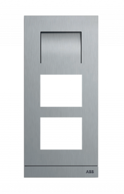 M21013N6-S - Станция вызова, аудио, 1/3, без клавишных модулей, сталь