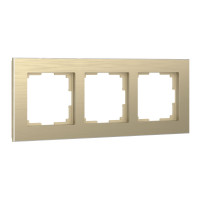 Werkel W0031711/ Рамка на 3 поста Aluminium (шампань), a052314