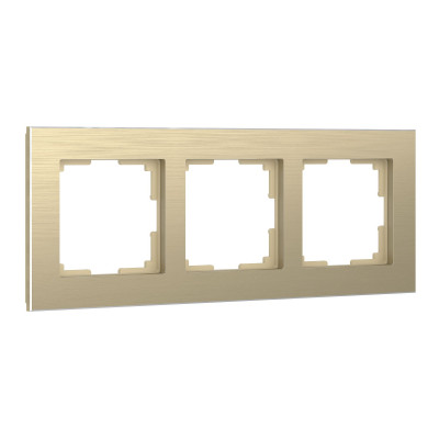 Werkel W0031711/ Рамка на 3 поста Aluminium (шампань), a052314