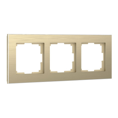 Werkel W0031711/ Рамка на 3 поста Aluminium (шампань), a052314