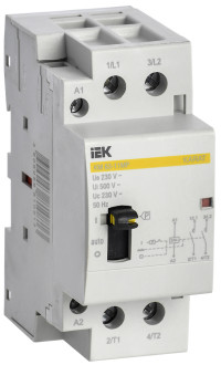 Контактор модульный с ручным упр. КМ63-11МР AC KARAT IEK, MKK12-63-11