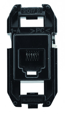 ABB NIE Tacto Разъем RJ12, 6 контактов, 3 кат.