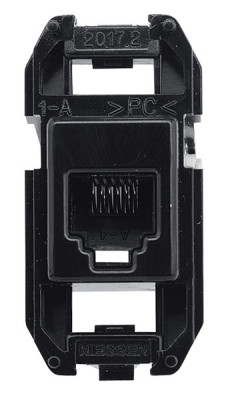 ABB NIE Tacto Разъем RJ12, 6 контактов, 3 кат.