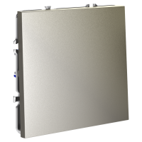 Проходной переключатель встраиваемый VOLTUM S70 одноклавишный 10А, (шелк), VLS010304