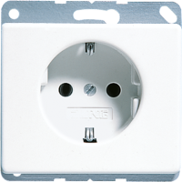 Штепсельная розетка SCHUKO с защитой от детей 16A 250V~; белая, SL520KIWW