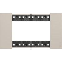 KA4804KM Bticino LIVING NOW. Декоративная рамка 4 модуля.Цвет Песочный., KA4804KM