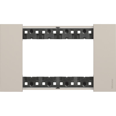 KA4804KM Bticino LIVING NOW. Декоративная рамка 4 модуля.Цвет Песочный., KA4804KM