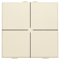Niko Home Control Слоновая кость Кнопка 4-клавишная, 100-51004