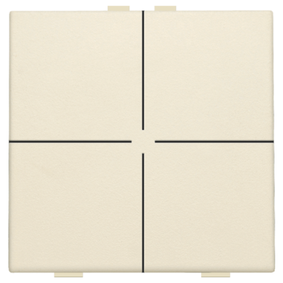 Niko Home Control Слоновая кость Кнопка 4-клавишная, 100-51004