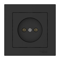 ATN001040S - ATLASDESIGN РОЗЕТКА без заземления без шторок, 16А, в сборе, быстрозажим. клем., КАРБОН, Systeme Electric ATN001040S - ATLASDESIGN РОЗЕТКА без заземления без шторок, 16А, в сборе, быстрозажим. клем., КАРБОН, Systeme Electric