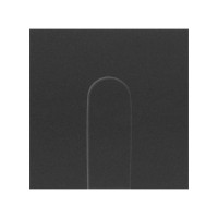 Simon 10002051-238 Накладка широкого вывода кабеля цвета черный матовый S100