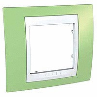 ХАМЕЛЕОН РАМКА 1-постовая, БЕЛЫЙ/ ЗЕЛЕНОЕ ЯБЛОКО