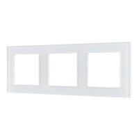 043799 - Рамка стеклянная FRM-GLARE-GS-3-WH (Arlight, -)