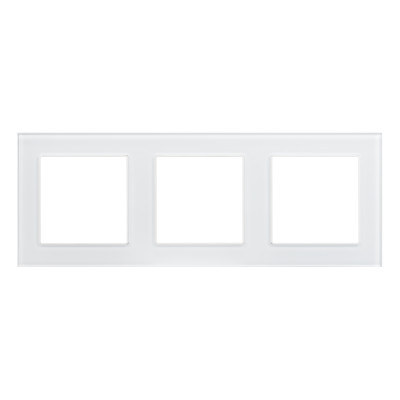 043799 - Рамка стеклянная FRM-GLARE-GS-3-WH (Arlight, -)