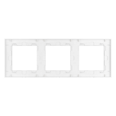 043799 - Рамка стеклянная FRM-GLARE-GS-3-WH (Arlight, -)