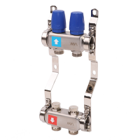 Коллектор без расходомеров, 2 выхода, MS.402.06