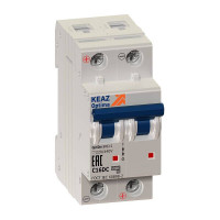 КЭАЗ OptiDin BM63 Автоматический выключатель 2P 3A C 6кА DC (BM63-2C3-DC-УХЛ3-РЕГ)