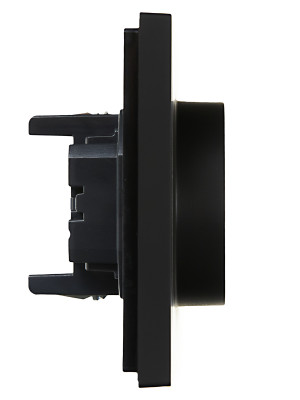 FORTE&PIANO Роз. 2-я с з/к без з/ш б/к 16А FP124 чер. IEK, FP-R21-16-1-K02