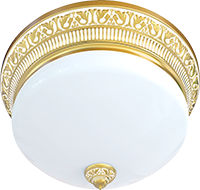 FD1084SOP Fede EMPORIO Светильник потолочный с плафоном , Gold White Patina