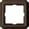 MTN4010-4715 - MERTEN Antique РАМКА 1 пост, КОРИЧНЕВЫЙ, SD, Schneider Electric