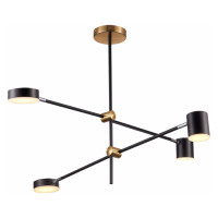 ST LUCE SL1604.432.04 Светильник потолочный ST-Luce Черный, Латунь/Черный LED 4*5W 3000K