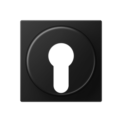 Накладка на выключатель замочного механизма; термопласт; черный матовый, A528PLSWM