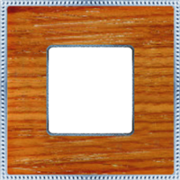 FD01451CCB Fede Belle Epoque Wood Рамка 1-ная, Cherry-Bright Chrome