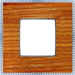 FD01451CCB Fede Belle Epoque Wood Рамка 1-ная, Cherry-Bright Chrome