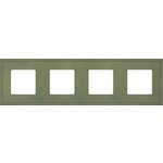 FD01604GO Fede FD01604GO Рамка на 4 поста гор./верт., цвет green olive