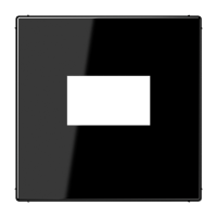 Плата для USB-зарядных устройств без видимого винта; термопласт; черный, LS1969USBSW