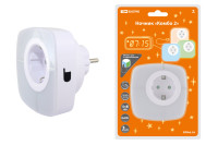 Ночник "Комбо 2", 12LED, 55 лм/Вт, дат. освещ., 220 В, TDM Electric, SQ0357-0028