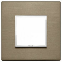 Vimar Накладка Eikon Evo на 2 модуля, темная бронза, 21642.05